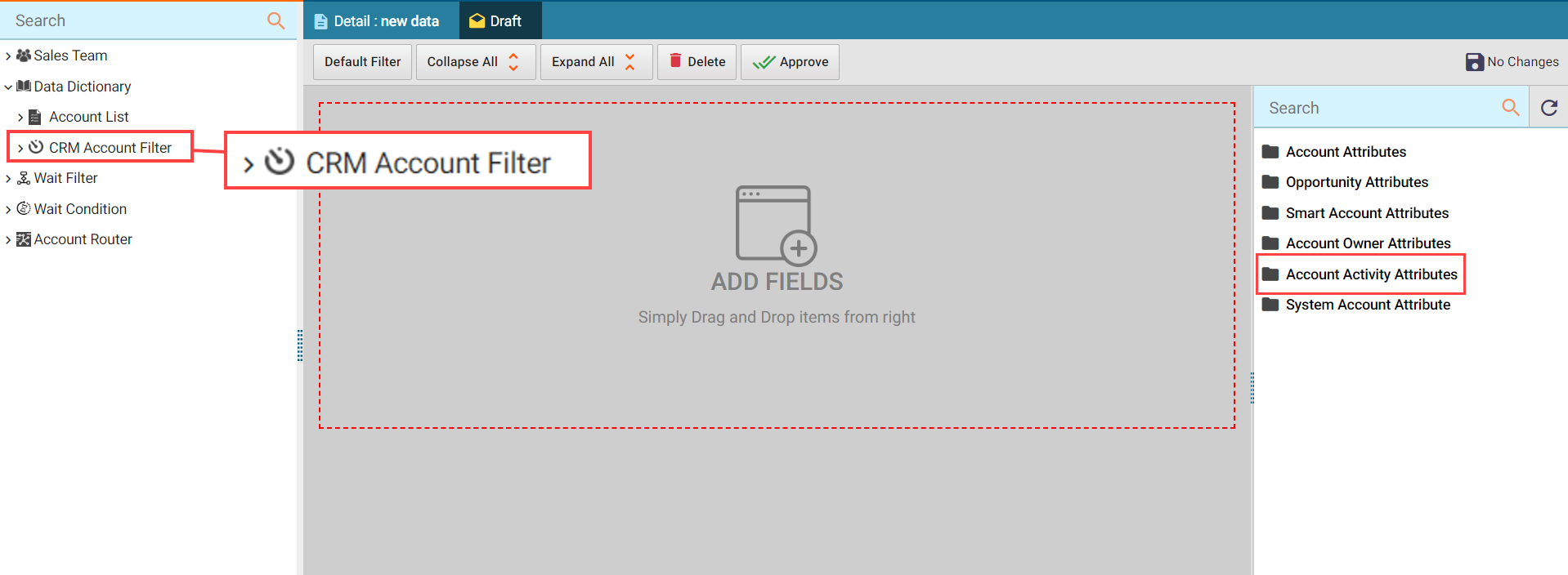 Account Data Dictionary Index | LeadAngel